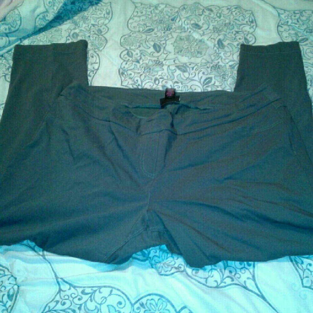 Plus size Gray Pull Ons